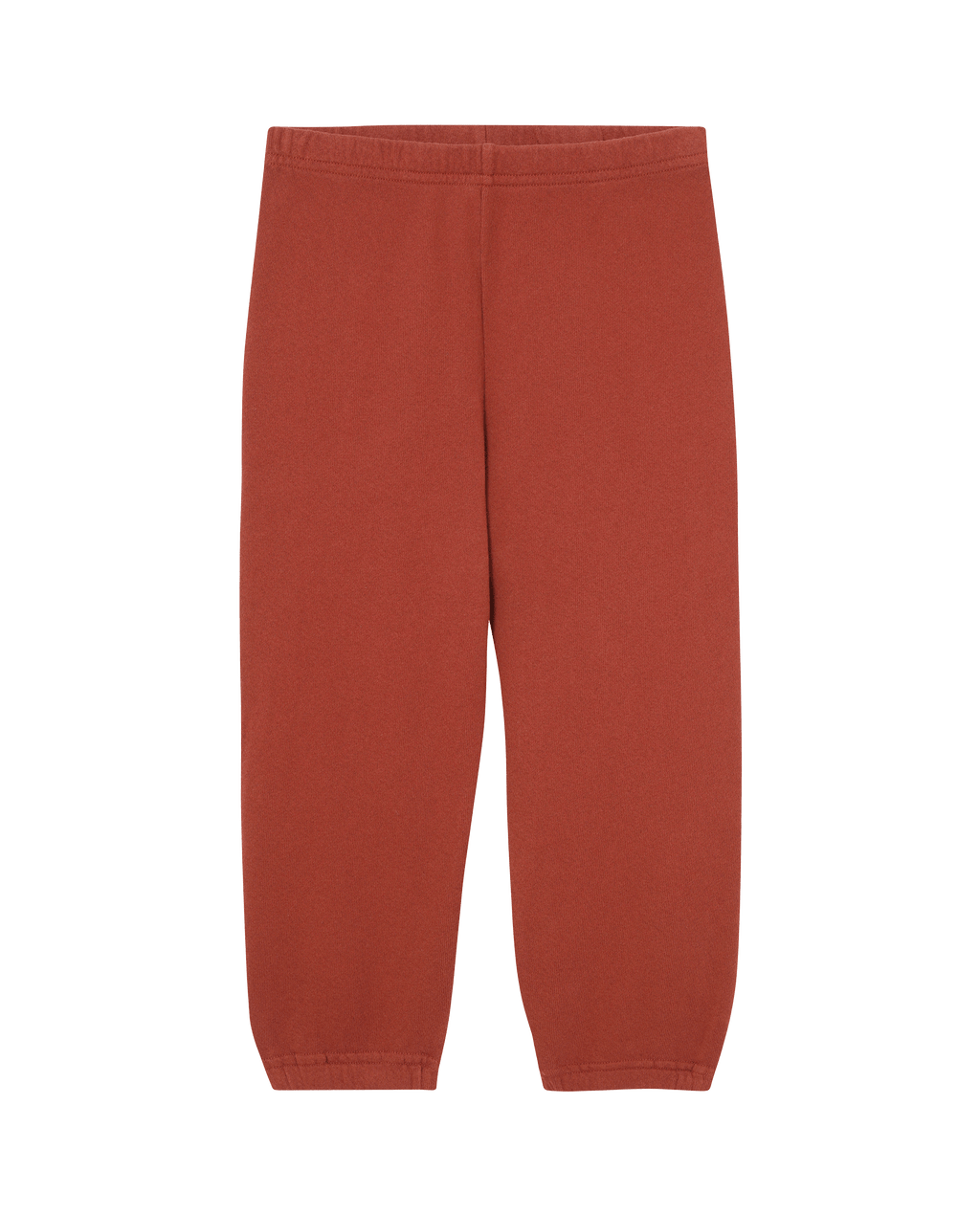 The Little Stadium Sweatpant. Solid -- Brick
