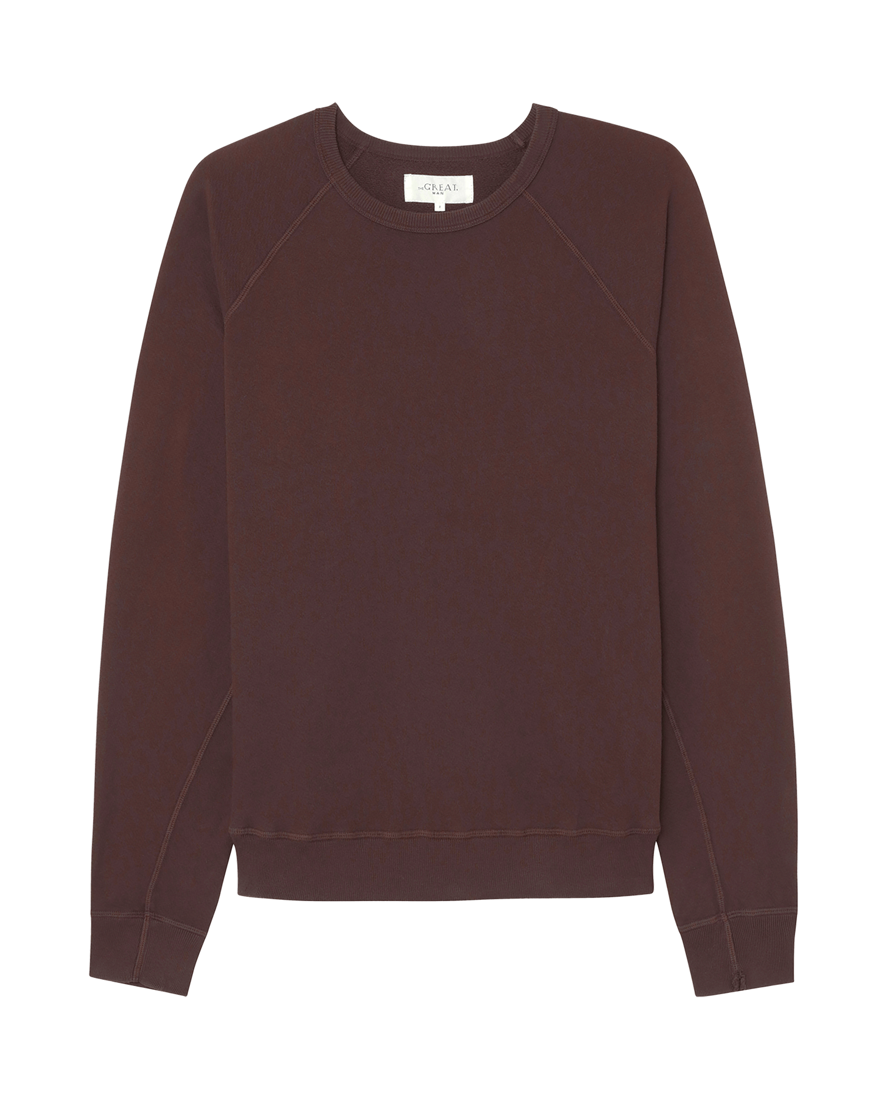 The Men's College Sweatshirt. Solid -- Driftwood