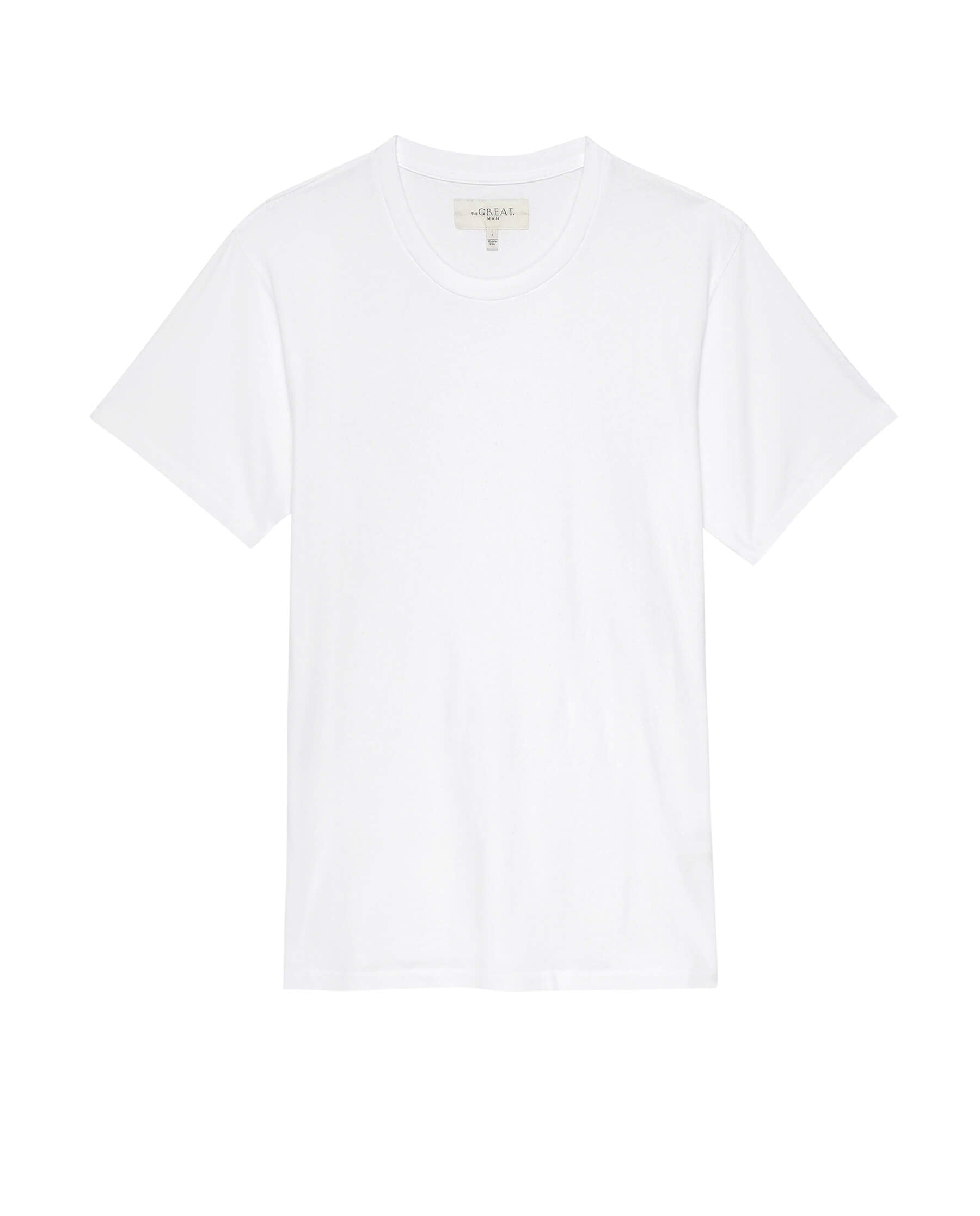 The Men's Boxy Crew. -- TRUE WHITE