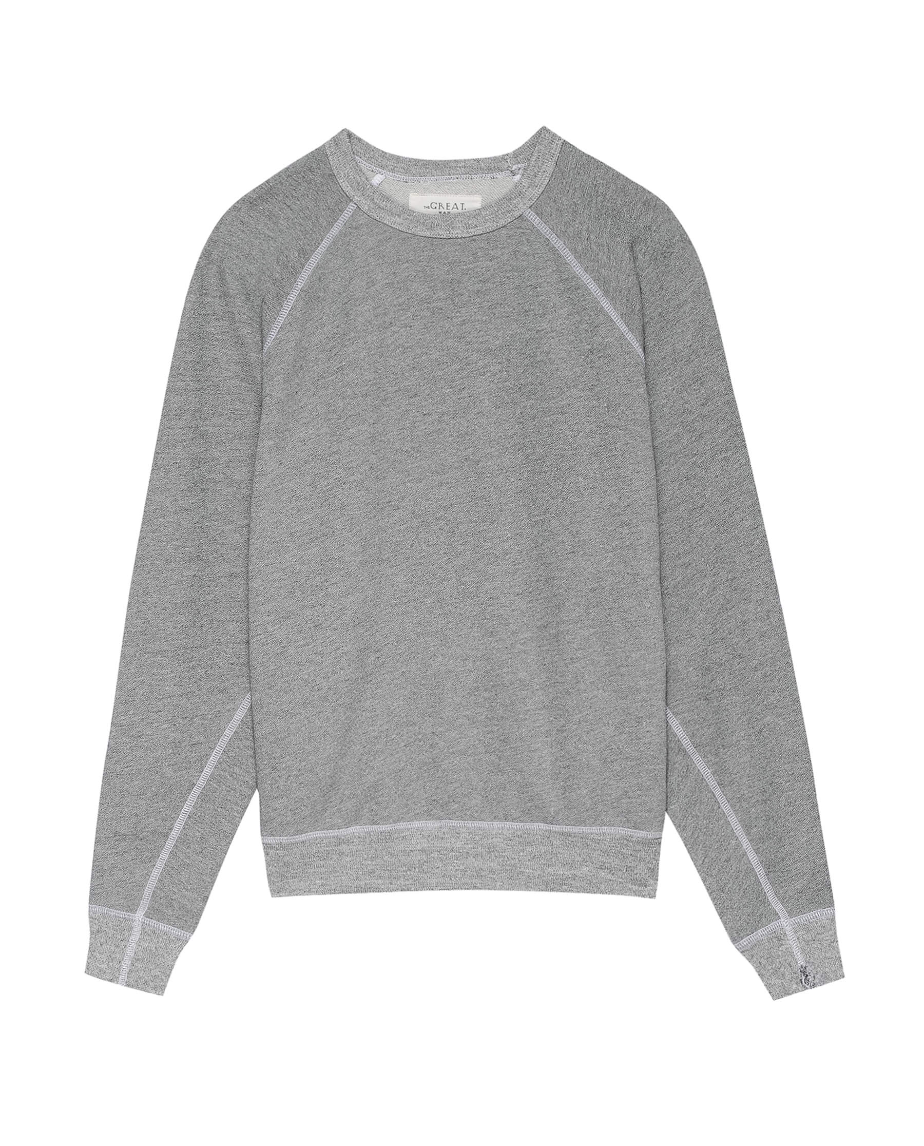 The Men's College Sweatshirt. -- VARSITY GREY