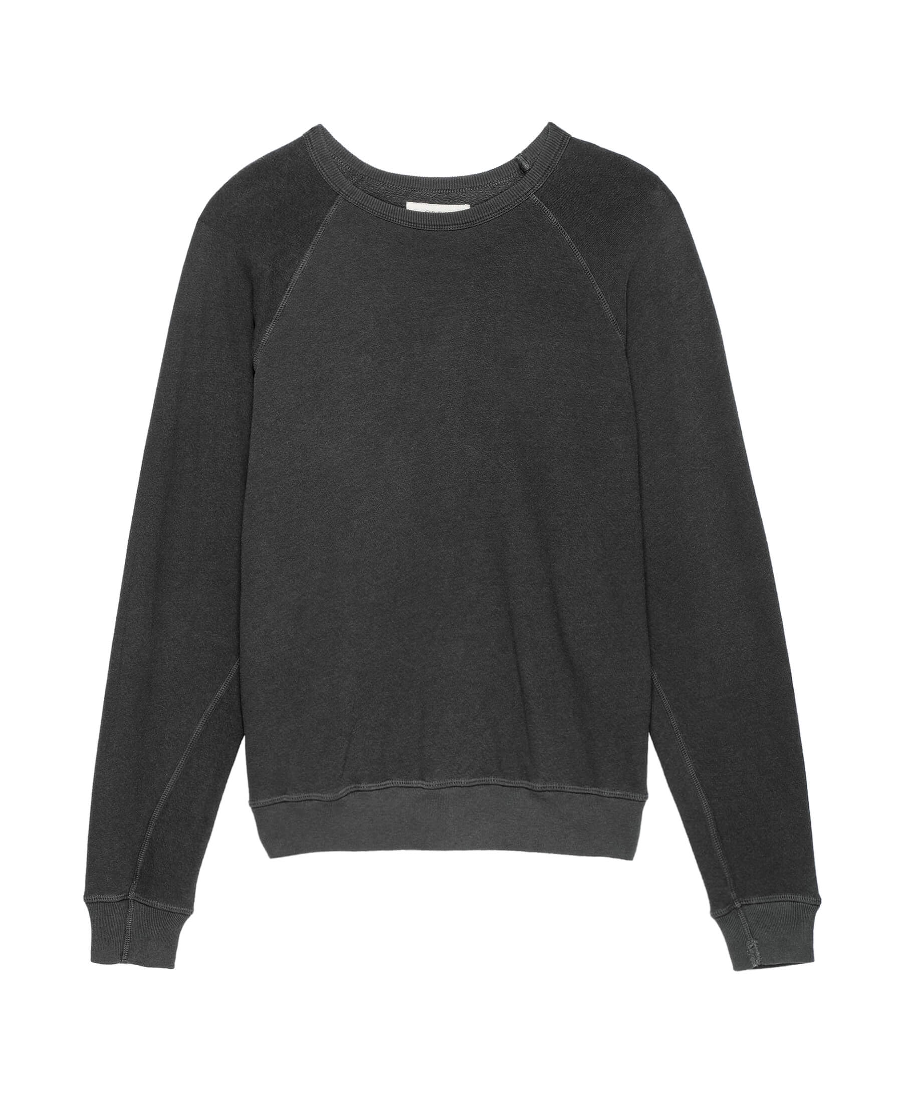 The Men's College Sweatshirt. -- Washed Black