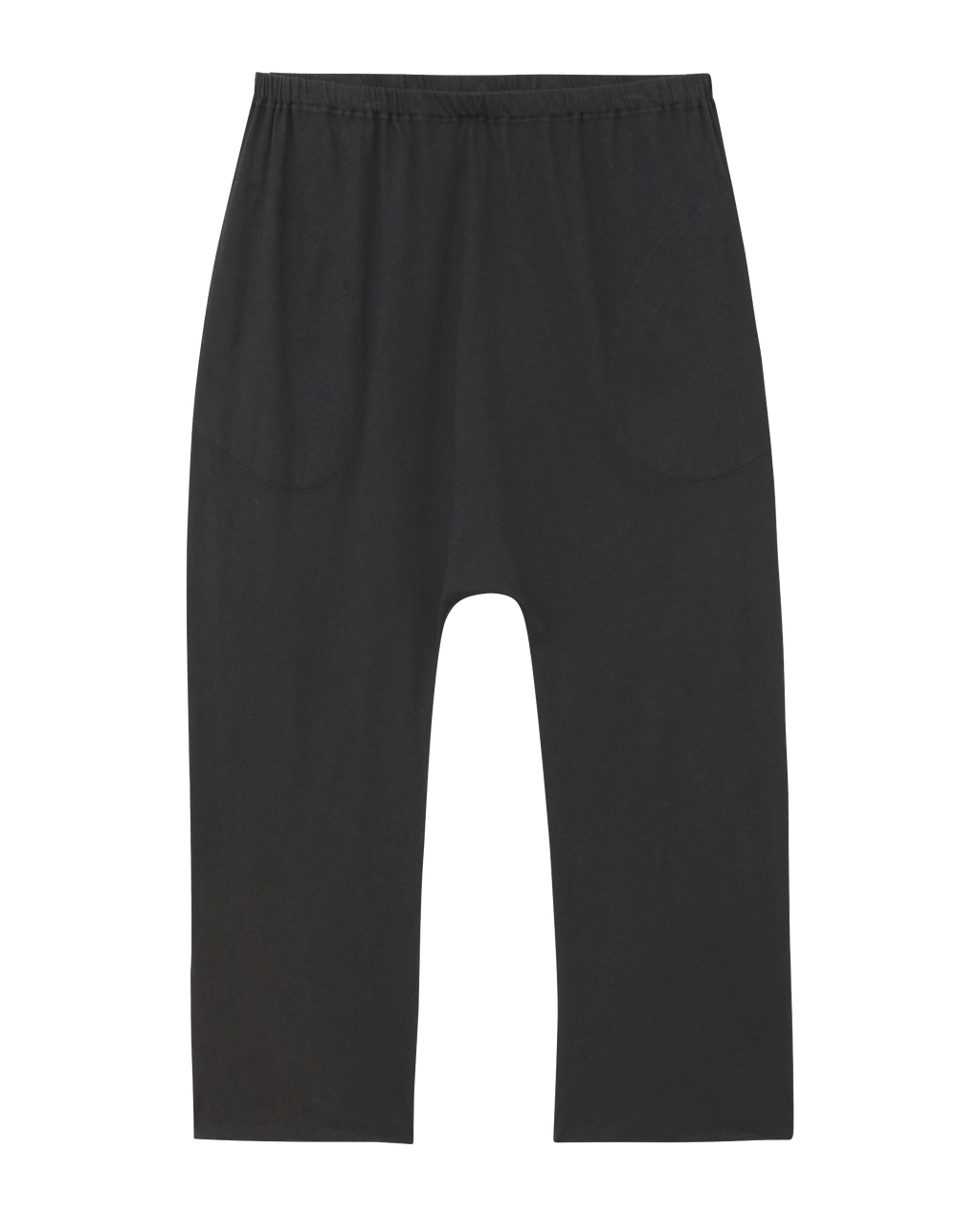 The Jersey Crop Pant. -- Almost Black