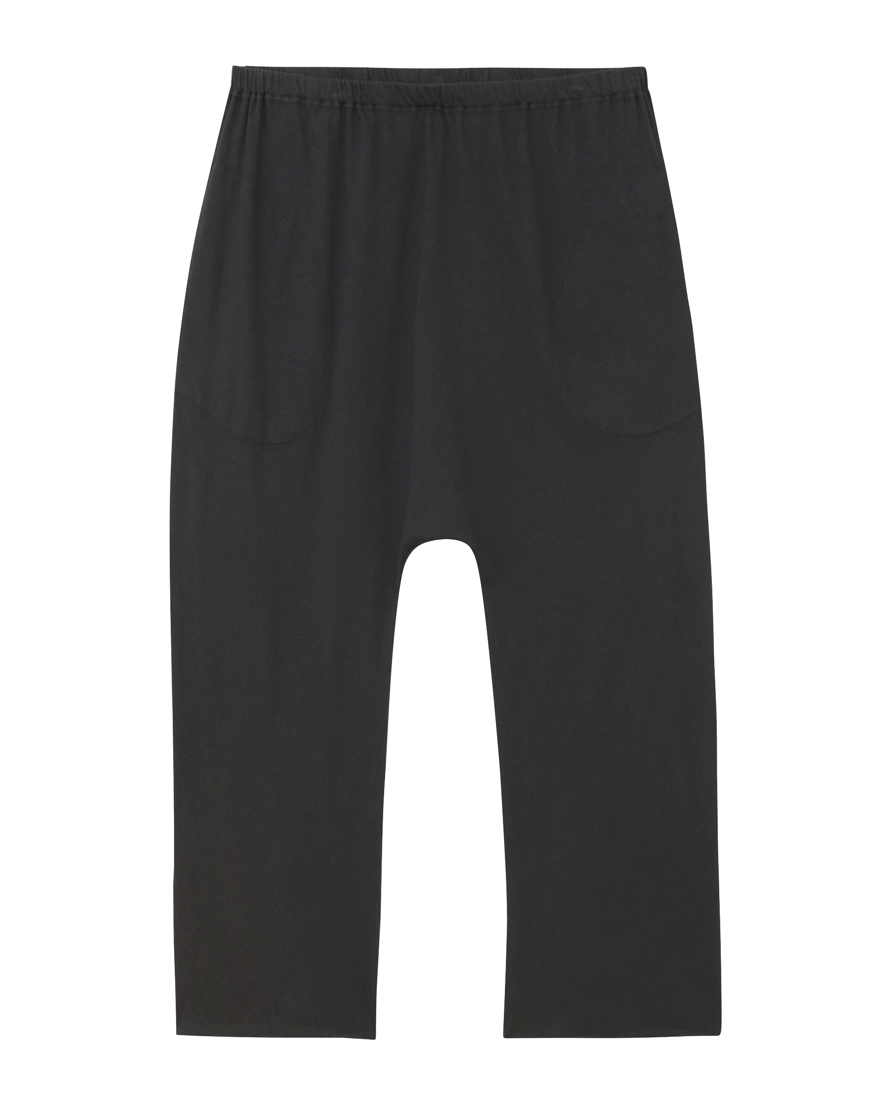 The Jersey Crop Pant. -- Almost Black