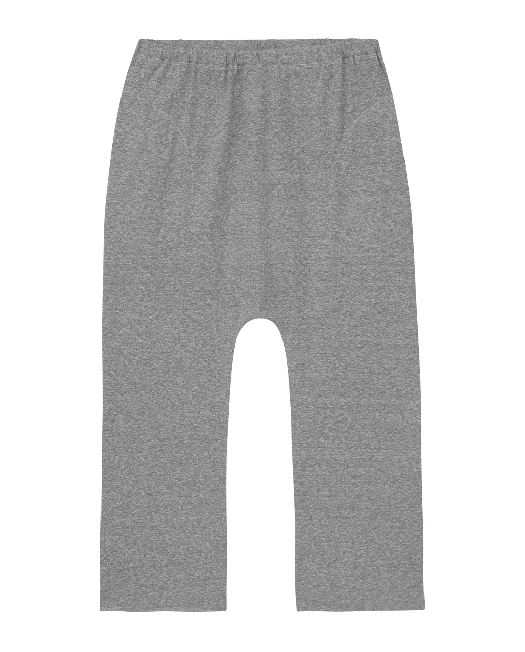 The Jersey Crop Pant. -- Heather Grey