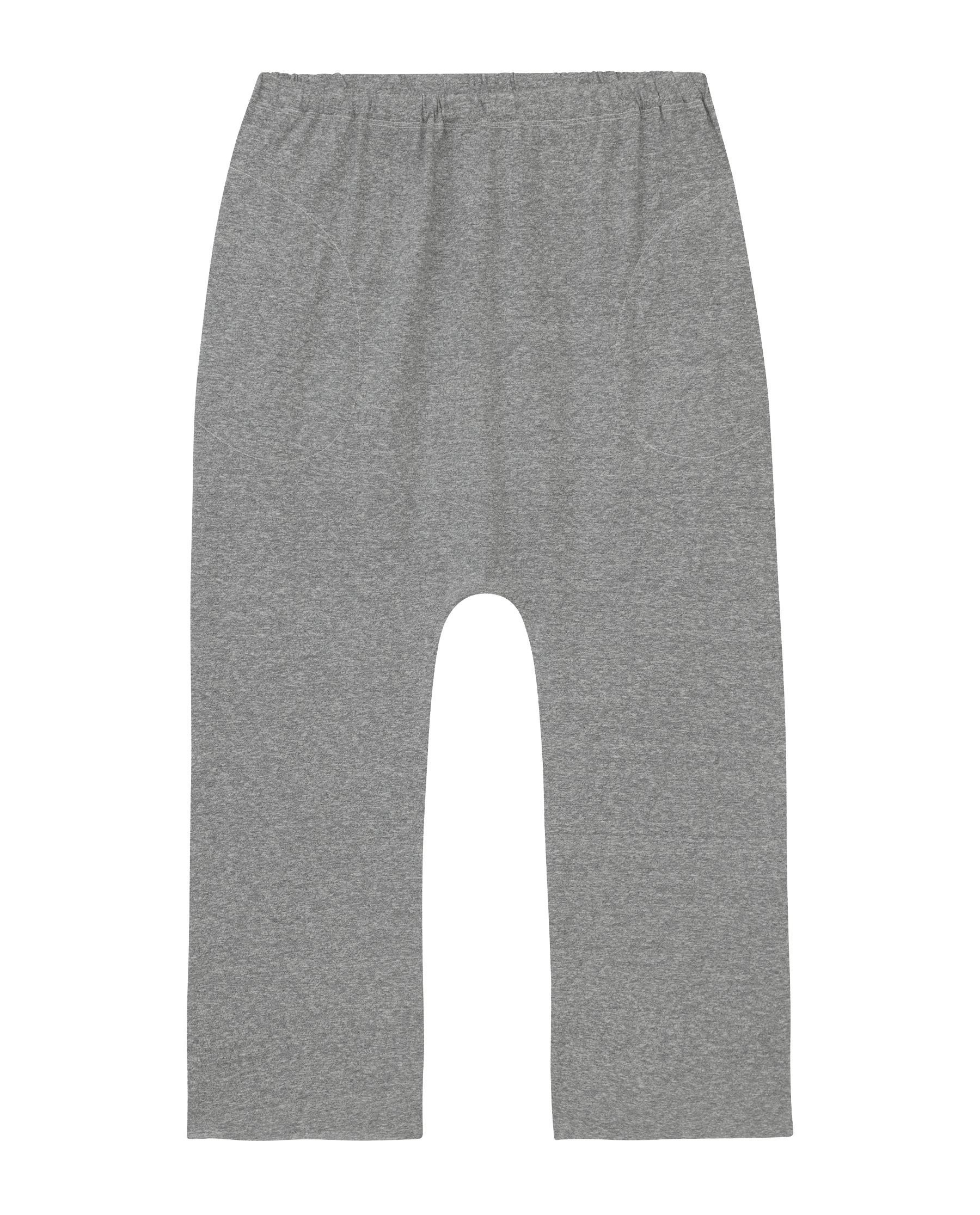 The Jersey Crop Pant. -- Heather Grey