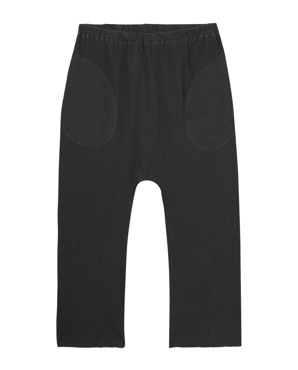 The Jersey Crop Pant. -- Washed Black