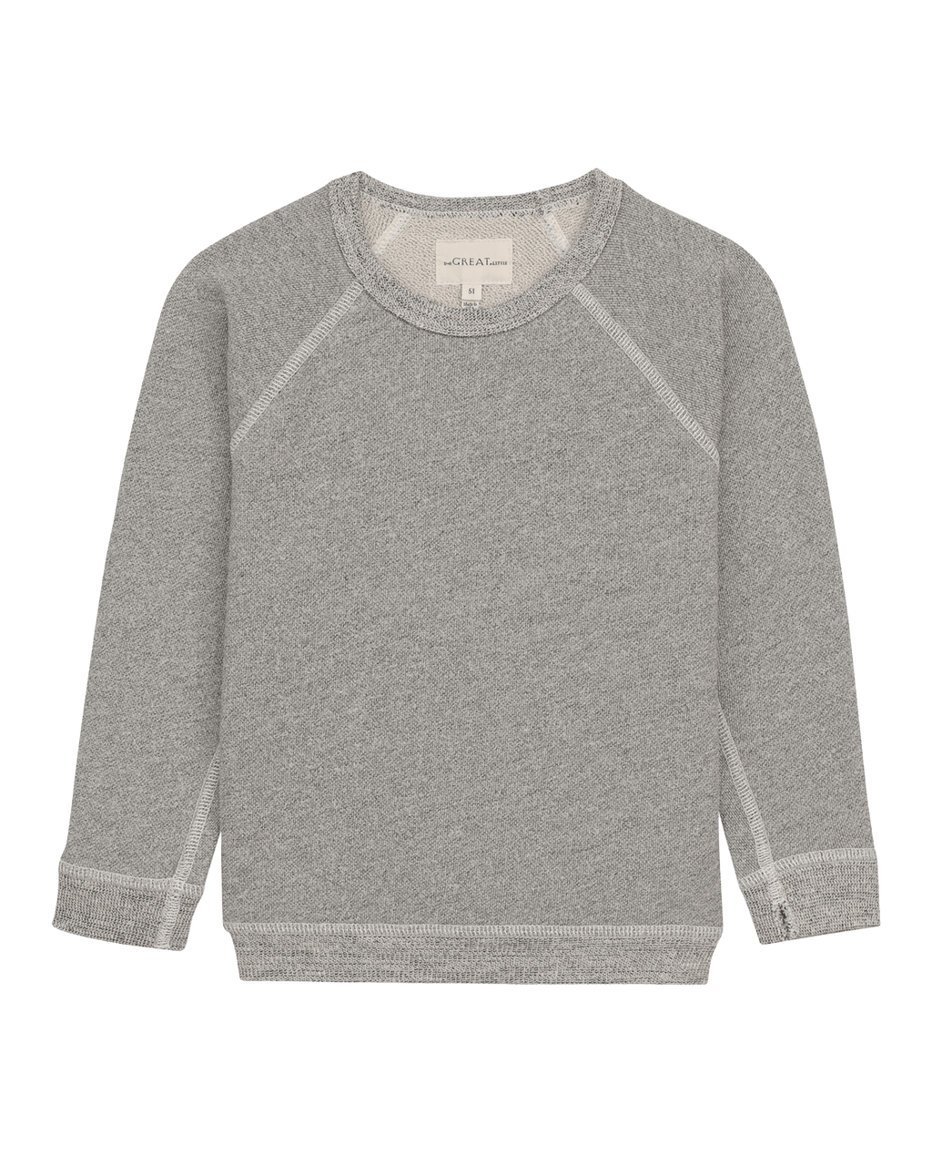 The Little College Sweatshirt. Solid -- Varsity Grey