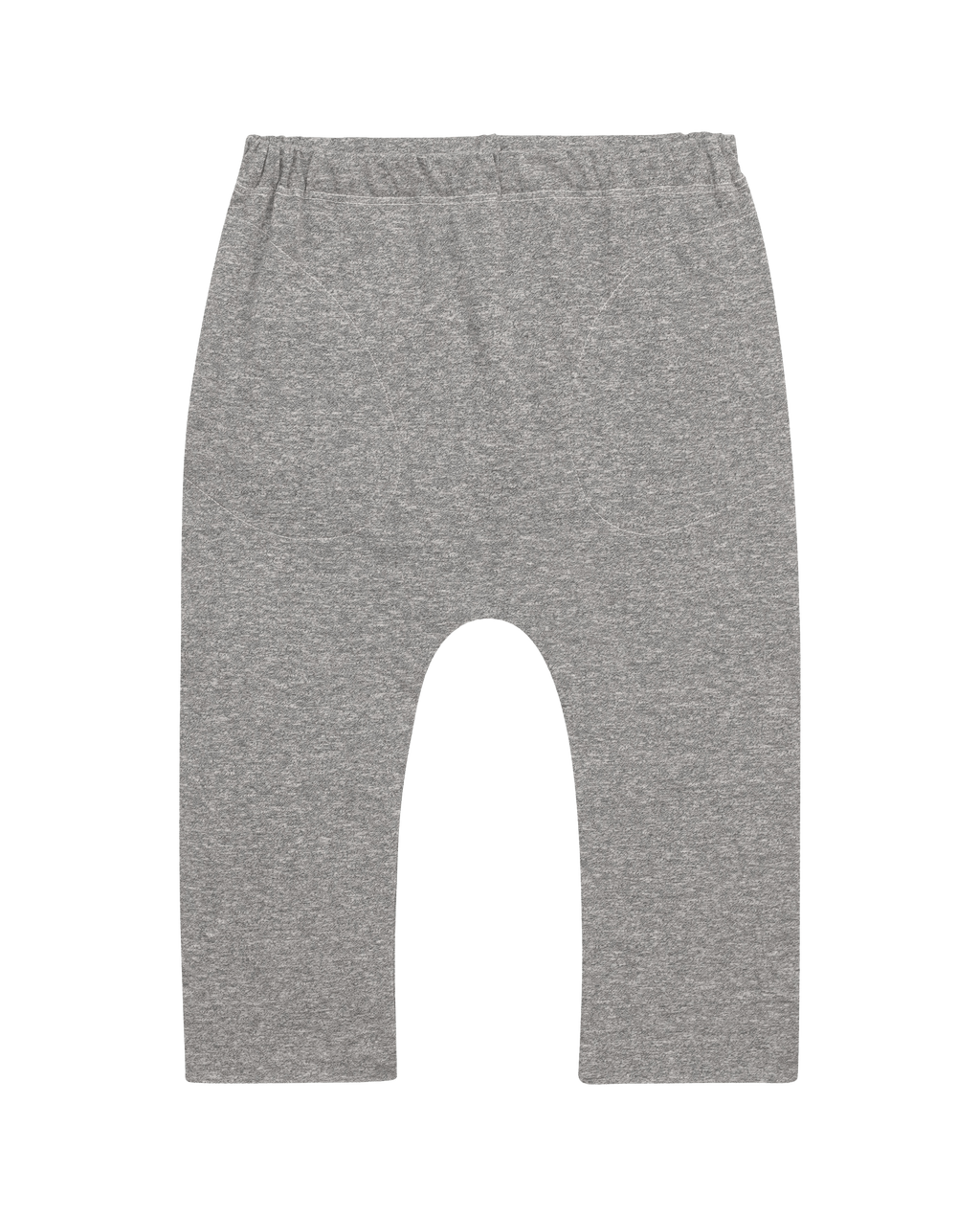 The Little Jersey Crop Pant. -- Heather Grey