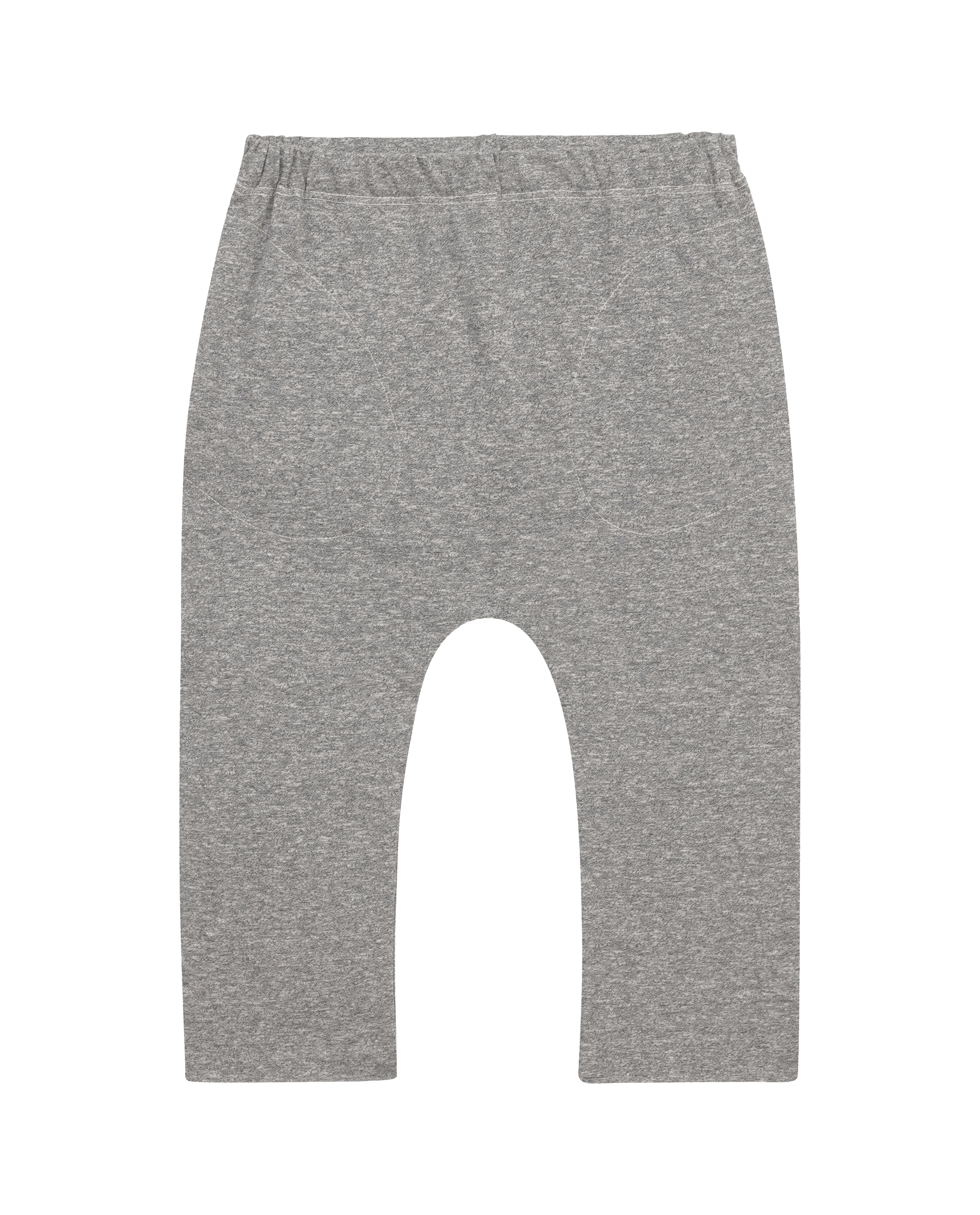 The Little Jersey Crop Pant. -- Heather Grey