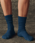 The Classic Crew Sock. -- Navy