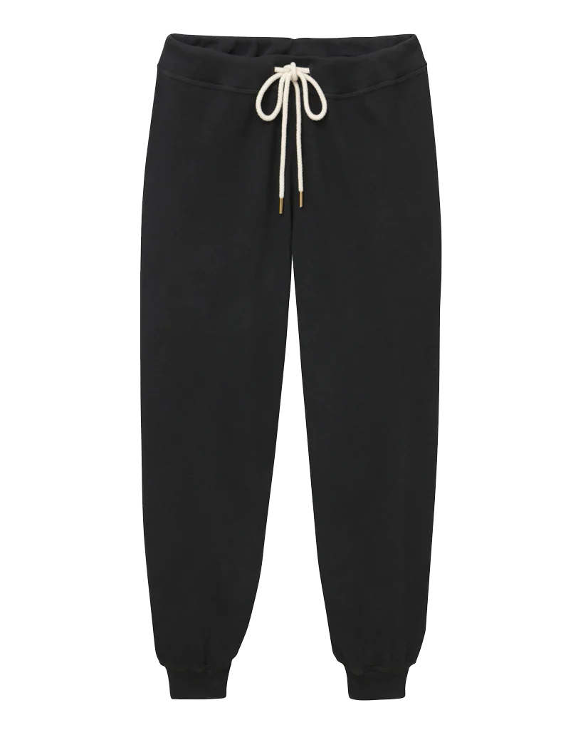 The Cropped Sweatpant. Solid -- Almost Black