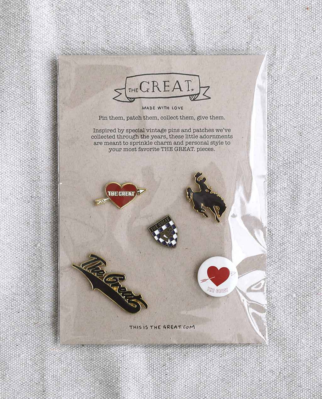 Five Pack Enamel Pins. -- Multi Pack