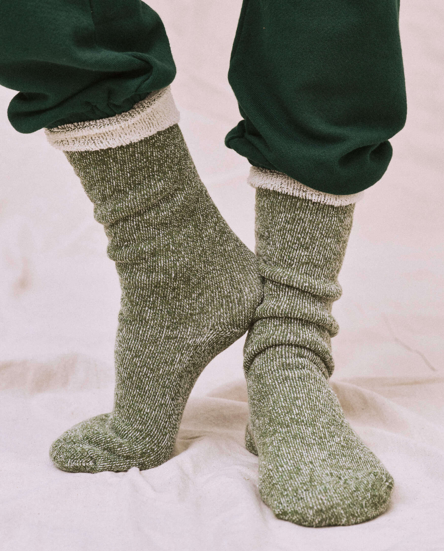 The Sweatshirt Sock. -- Deep Pine