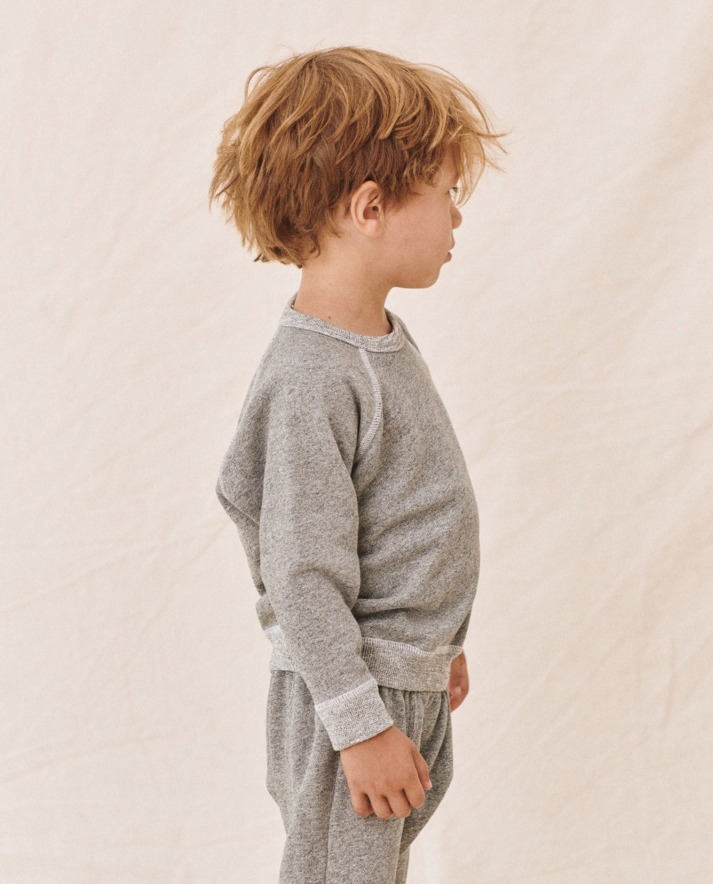 The Little College Sweatshirt. Solid -- Varsity Grey