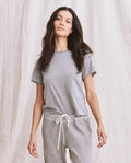 The Little Tee. Solid -- Heather Grey