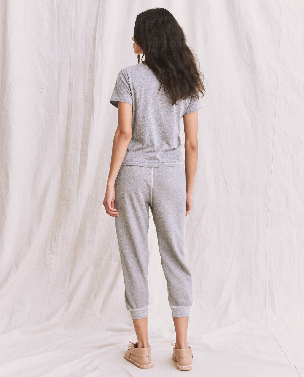 The Little Tee. Solid -- Heather Grey