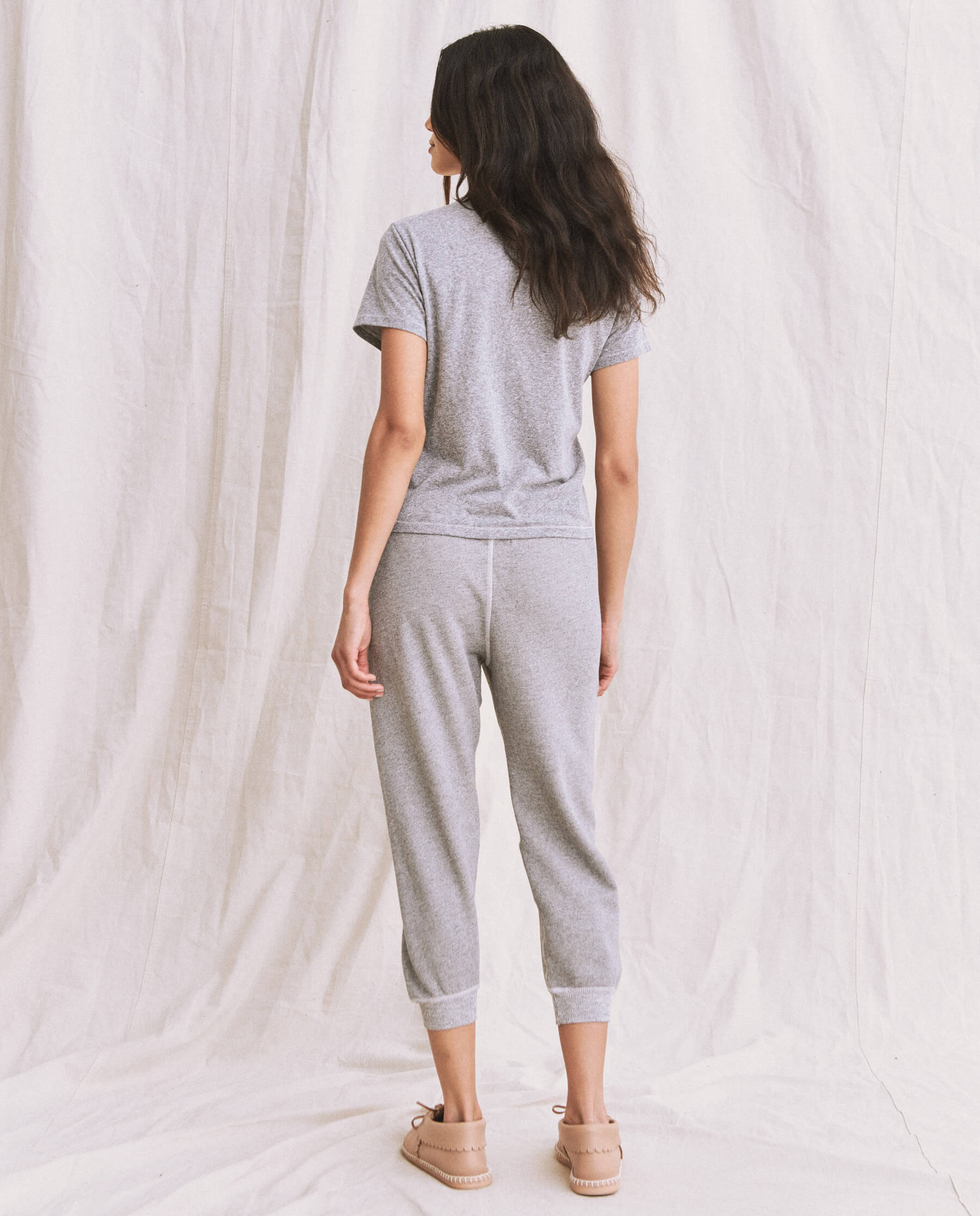 The Little Tee. Solid -- Heather Grey