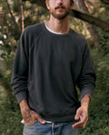 The Men's College Sweatshirt. -- Washed Black