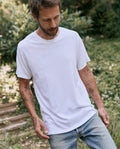 The Men's Slim Tee. -- TRUE WHITE